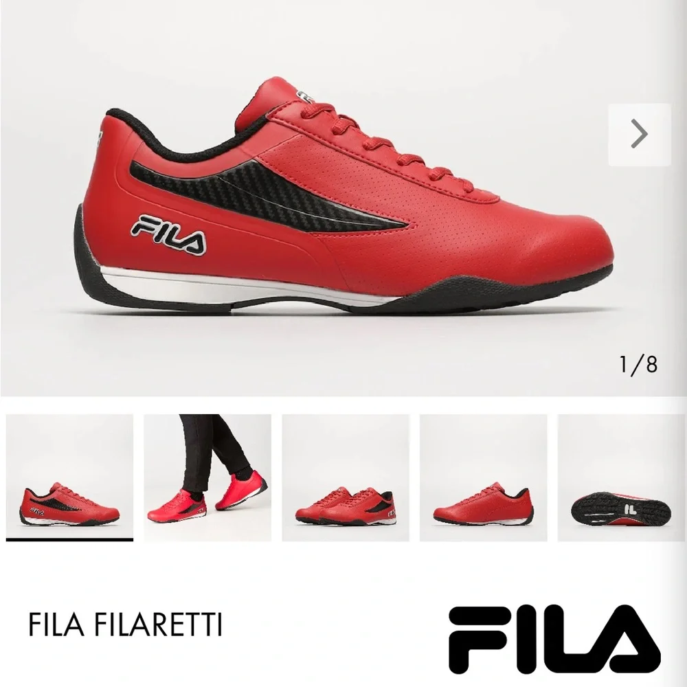 New Mens Fila Filaretti Sneakers Sz 8.5 - Picture 2 of 10